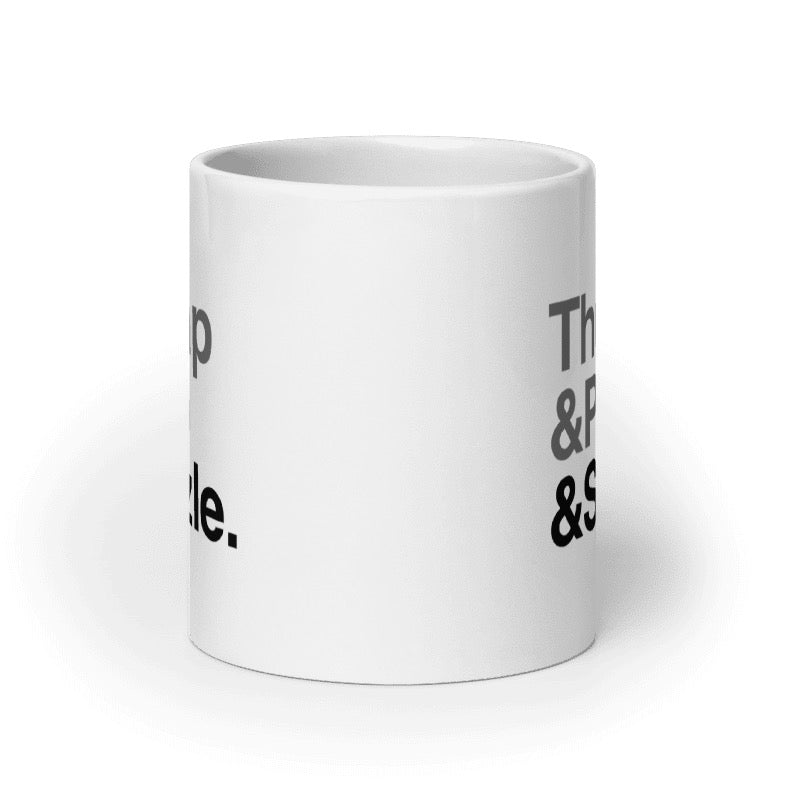 Thump, Pop, Sizzle Mug