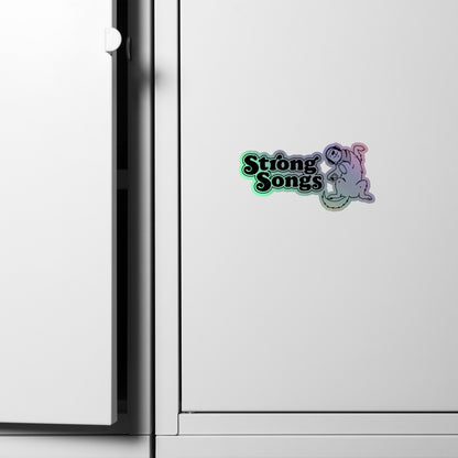 Strong Dog Holographic Sticker