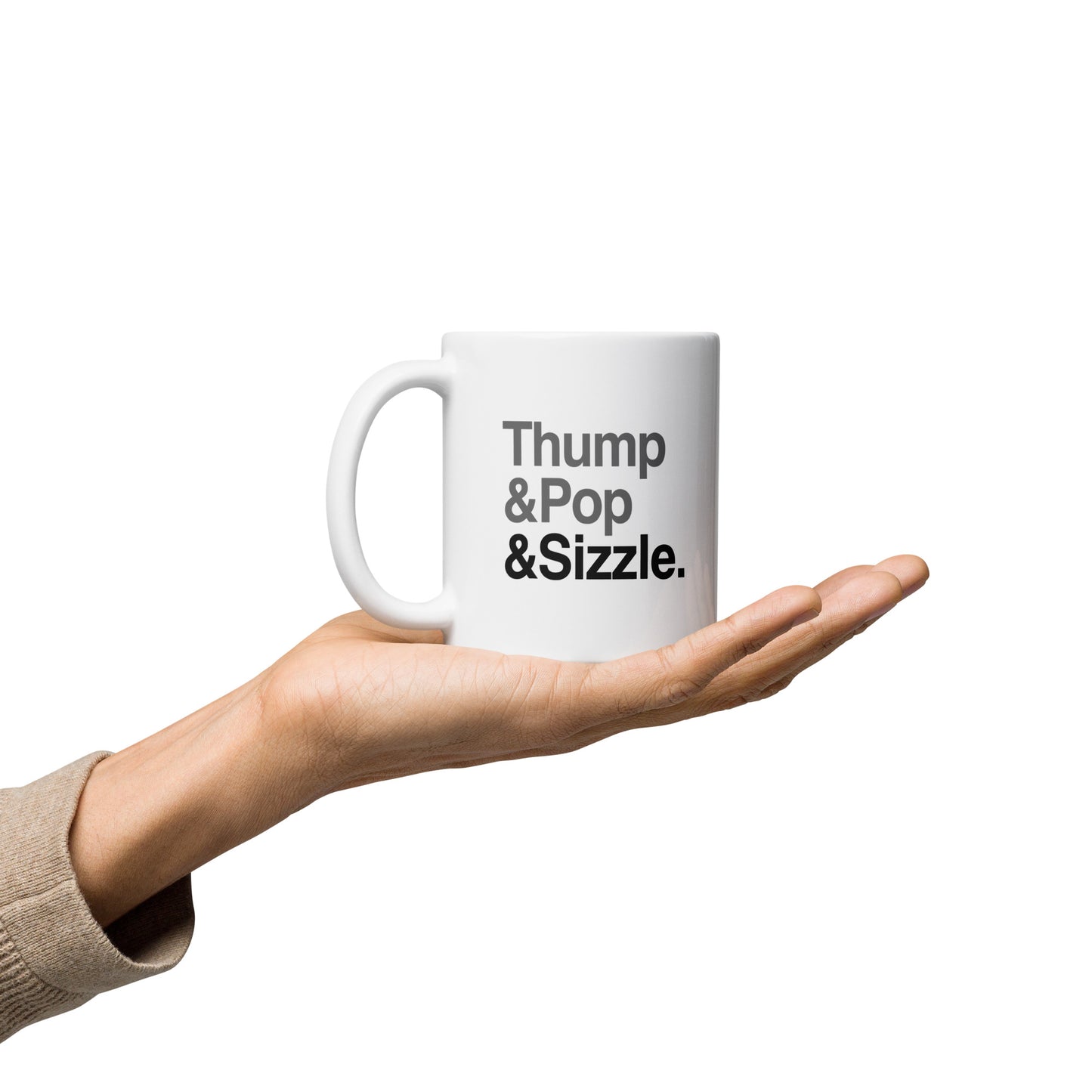 Thump, Pop, Sizzle Mug