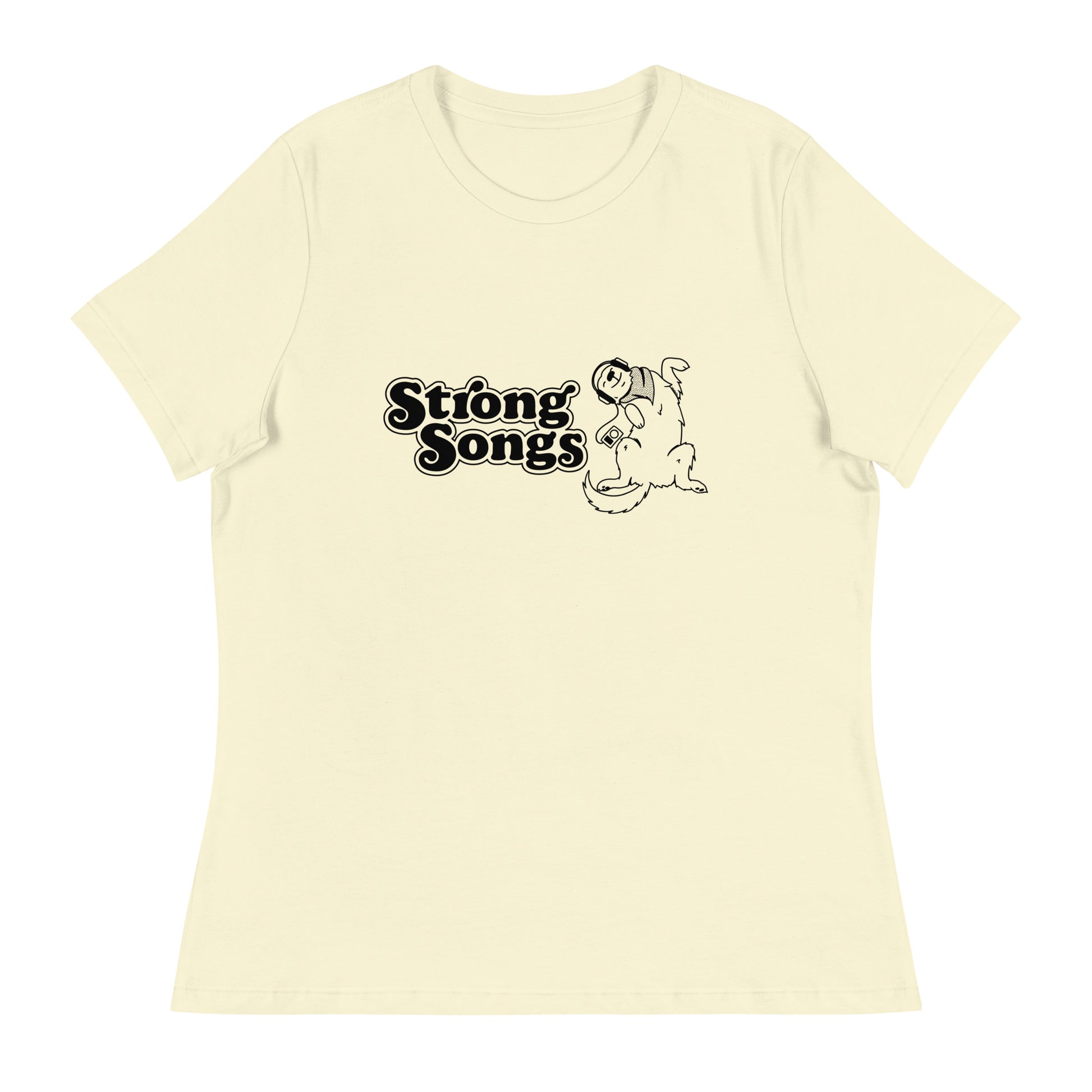 Color: Citron | Strong Dog Femme T-Shirt