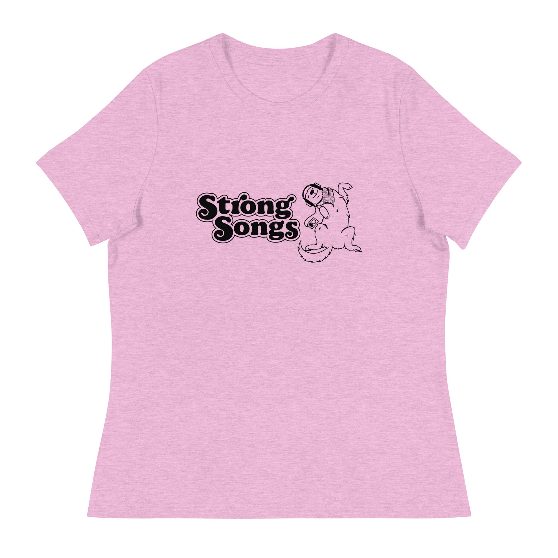 Color: Heather Prism Lilac | Strong Dog Femme T-Shirt